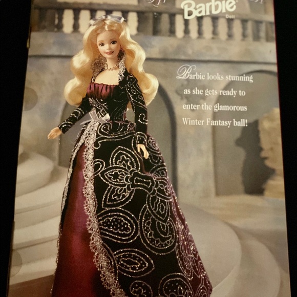 1996 Winter Fantasy Barbie -New In Box - Picture 3 of 4